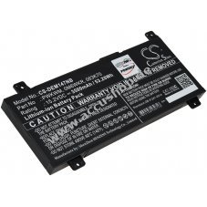 Accu fr Laptop Dell P78G