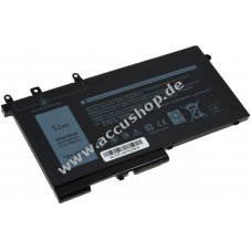 Standardaccu passend fr Laptop Dell Latitude 5480, 5490, Typ 4YFVG u.a.