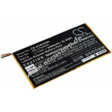 Accu passend fr Tablet Acer Iconia One 10 B3-A40, Typ PR-279594N(1ICP3/95/94-2) mit 6-Pin Stecker