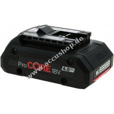 Original Akku Bosch ProCORE18V fr Bosch Typ 1600Z00038 4,0Ah Li-Ion