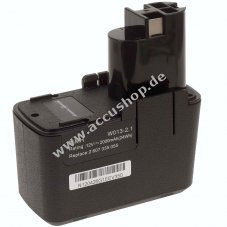 Accu fr Werkzeug Bosch 12V 2000mAh NiMH Wabe (Flach) 2000mAh