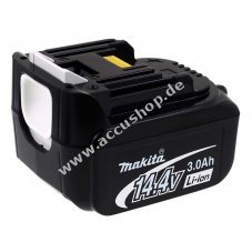 Accu fr Makita Typ BL1430B mit LED Ladestandanzeige 14,4Volt 3Ah, 197615-3