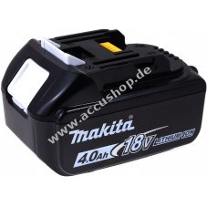 Accu fr Makita Typ BL1840 (ersetzt BL1815N) 4000mAh Original