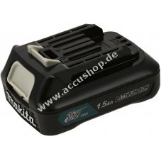 Accu fr Makita Typ BL1016 1500mAh Original