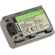 Accu fr Sony DCR-DVD403E 750mAh