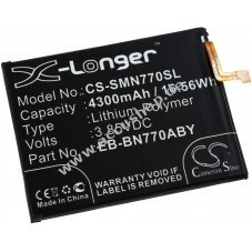 Accu passend fr Smartphone, Handy Samsung Galaxy Note 10 Lite,  SN-N770F/DS, Typ EB-BN770ABY u.a.