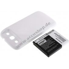 Accu fr Samsung Galaxy S3 / GT-I9308 / Typ EB-L1G6LLK Wei 3300mAh