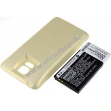 Accu fr Samsung Galaxy S5/ Typ EB-B900BC Gold 5600mAh