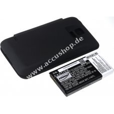 Accu fr Samsung SM-G900F mit Flip Cover