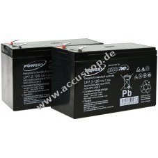 Powery Blei-Gel-Akku fr USV APC Smart-UPS SC1000I