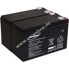 Powery Blei-Gel-Akku fr USV APC Smart-UPS SC1000I 9Ah 12V (ersetzt auch 7,2Ah / 7Ah)