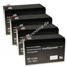 Powery Bleiaccu MP1236H fr APC Smart-UPS RT 1000 RM 9Ah 12V (ersetzt auch 7,2Ah/7Ah)