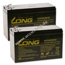 KungLong Blei-Gel Accu fr USV APC Smart-UPS 750 9Ah 12V (ersetzt auch 7,2Ah / 7Ah)