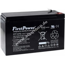FirstPower Blei-Gel-Akku fr USV APC RBC 2 7Ah 12V