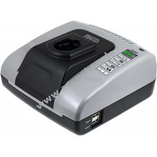 Powery Akku-Ladegert mit USB fr BLACK & DECKER PS12VK