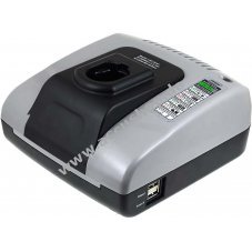 Powery Akku-Ladegert mit USB fr Black & Decker Bohrschrauber PS3650K-2