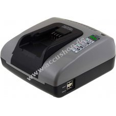 Powery Akku-Ladegert mit USB fr Werkzeug Black&Decker Akku-Bohrschrauber LDX120C