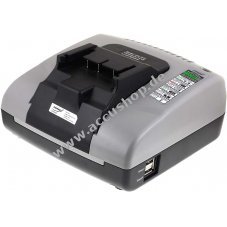 Powery Akku-Ladegert mit USB fr Werkzeug Hitachi WH 14DCL