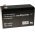 Powery Bleiaccu MP1236H fr USV APC Power Saving Back-UPS BE550G-GR 9Ah 12V ersetzt 7,2Ah 7Ah